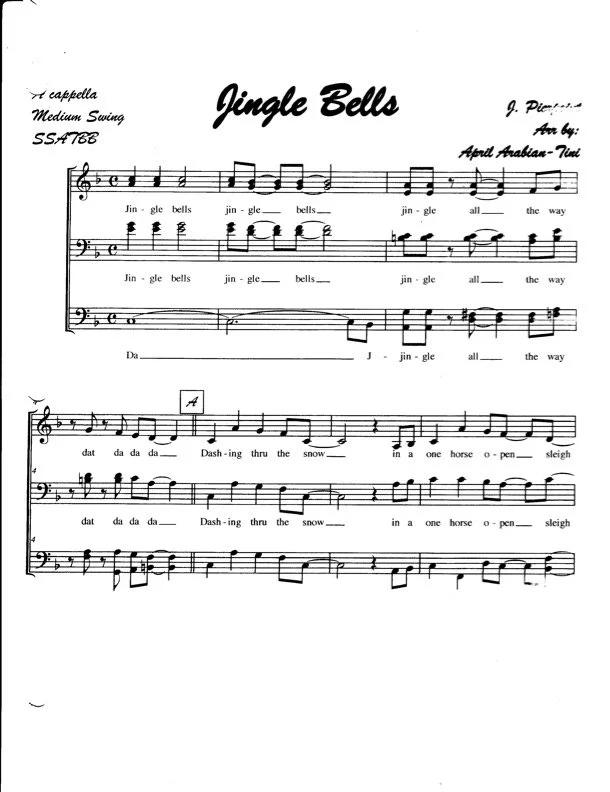 Jingle Bells - Custom A-Cappella Arrangement by M-PACT — M•PACT